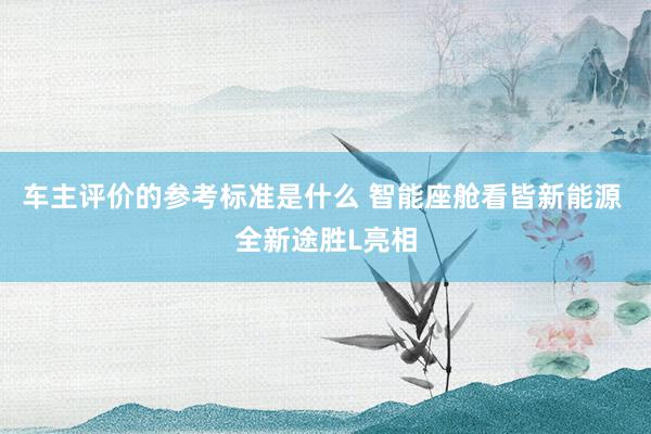 车主评价的参考标准是什么 智能座舱看皆新能源 全新途胜L亮相